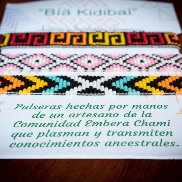 Handmade embera bracelts miyuki beads colombian natives - Picture 3 of 4
